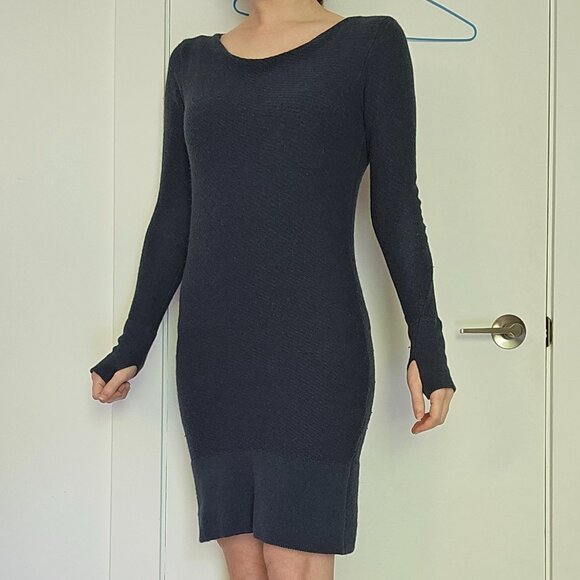 Mexx Dresses & Skirts - Long sleeved navy blue winter dress